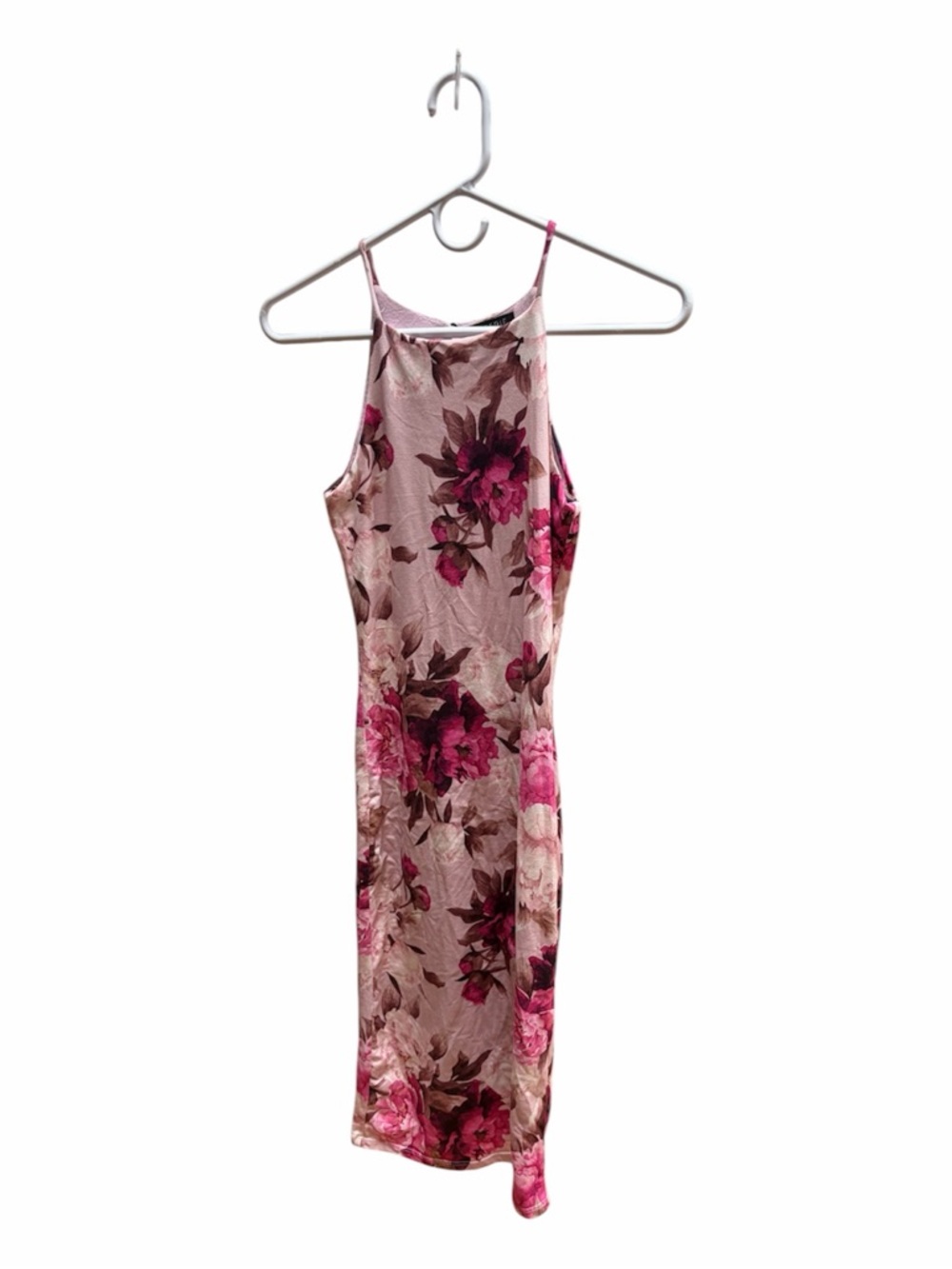 Joe & Elle Floral Pink Midi Dress - Women's Summer Dress
